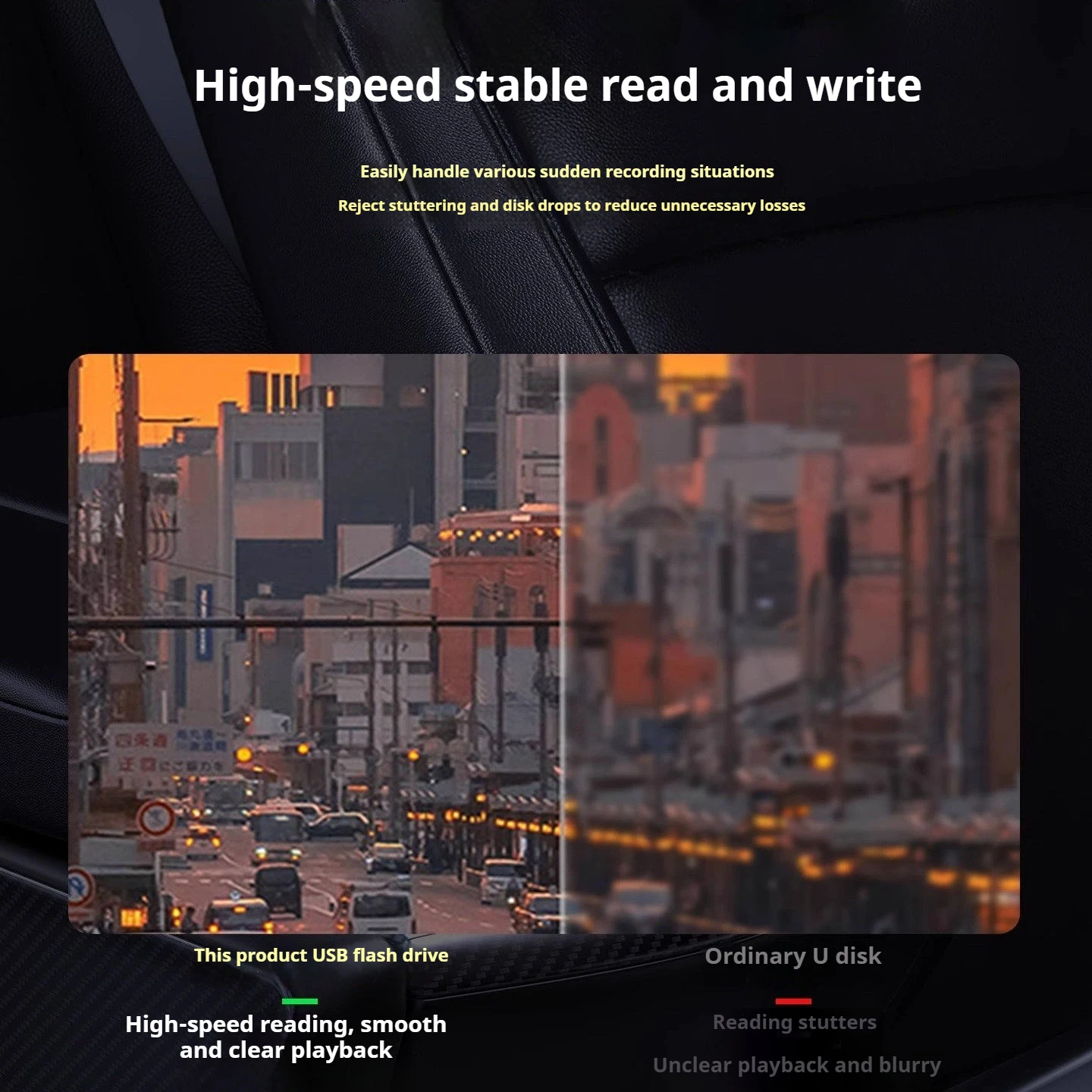 For Leapmotor B10 B01 C10 C11 C16 C01 Lafa5 Dedicated Car Dash Cam U Disk DVR Flash Drive USB High Speed Recording Memory Drive