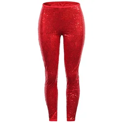S-3XL African Clothes for Women Spring Autumn African Women Red Green Black Sequined Long Pant African Pant for Women