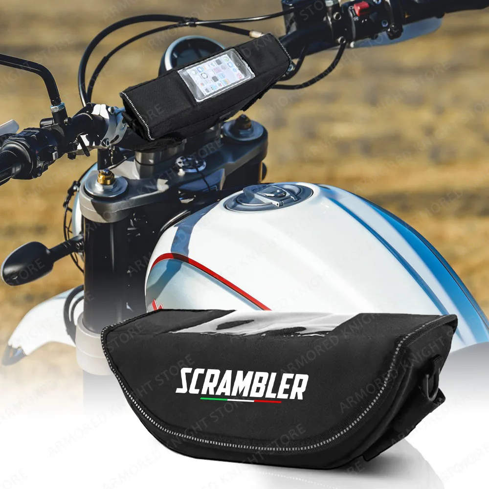 For DUCATI Scrambler1100 Scrambler400 scrambler 800 scrambler 900 Motorcycle Waterproof Dustproof Handlebar Storage Bag