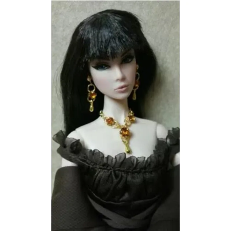 New styles Handmade Fashion Jewelry Earring  Necklace Accessories For BB Fr 1:6 Dolls BBIKD24E