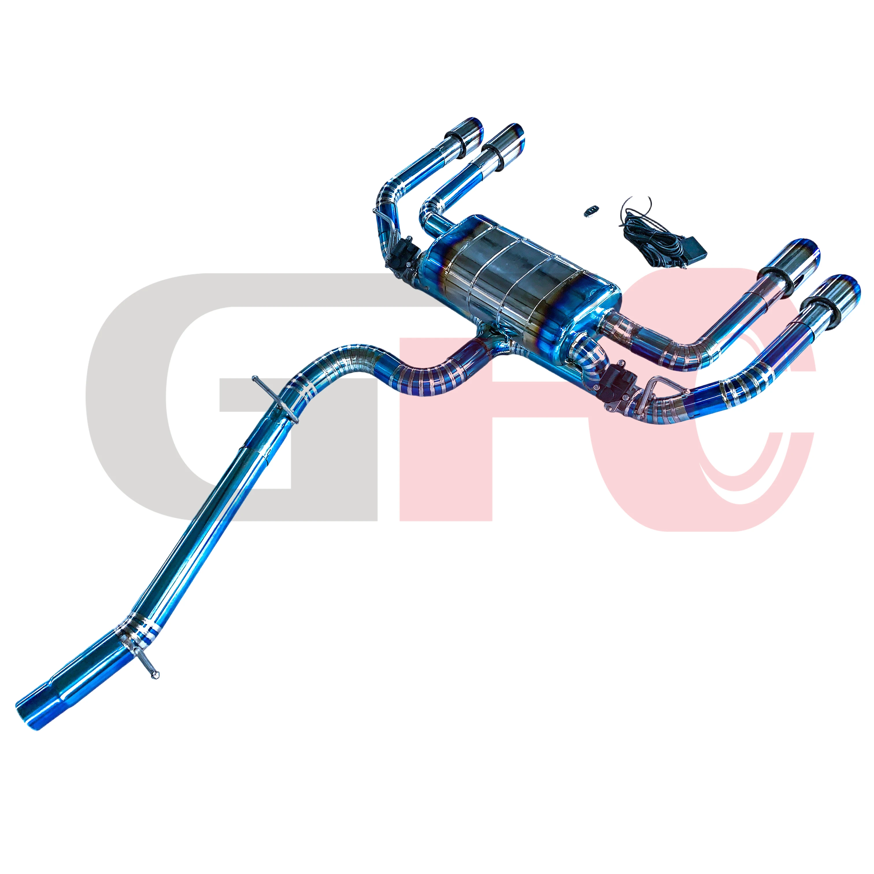

【 Customized Product 】 Suitable for the exhaust system of Audi S3 2.0T titanium alloy valve-controlled muffler without welding