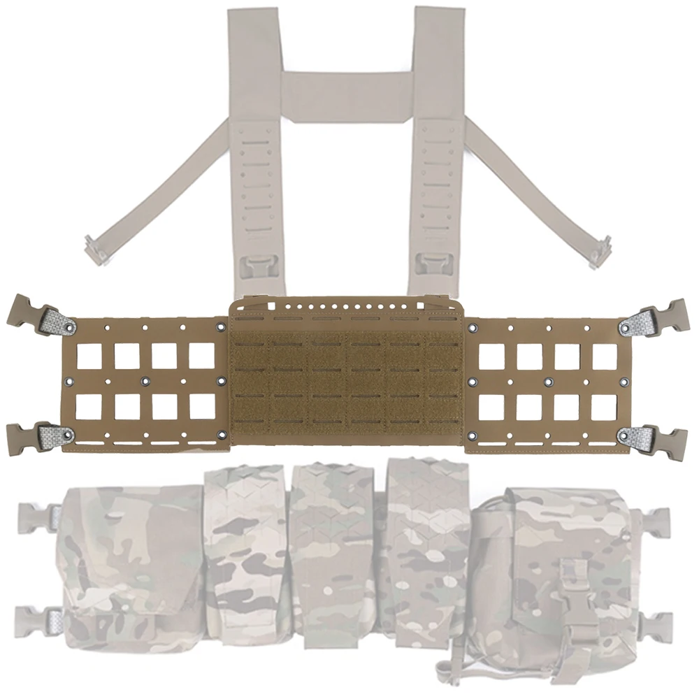 

Тактический нагрудный жилет-платформа Rapid Extended Thing Chassis III с системой MOLLE для радиостанций GP/SPUD/SACK, подсумков для магазинов и расширения комплектации