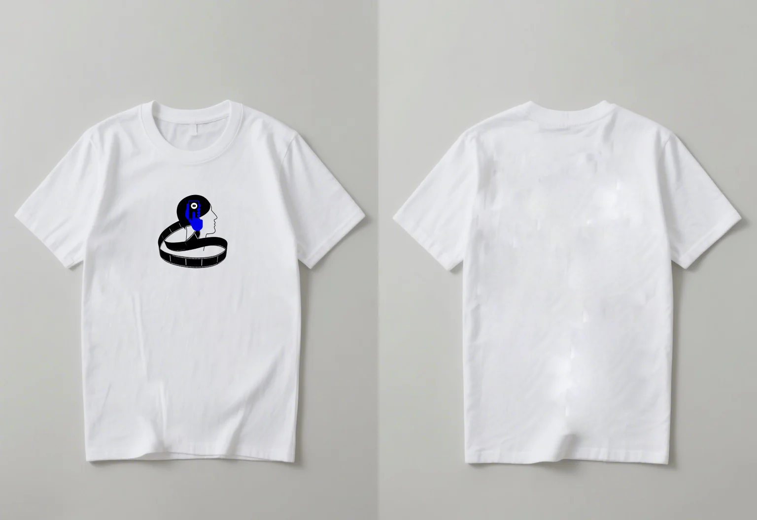 2025 Nueva camiseta de manga corta informal y de moda con patrón de cerebro abstracto adecuado tanto para hombres como para mujeres