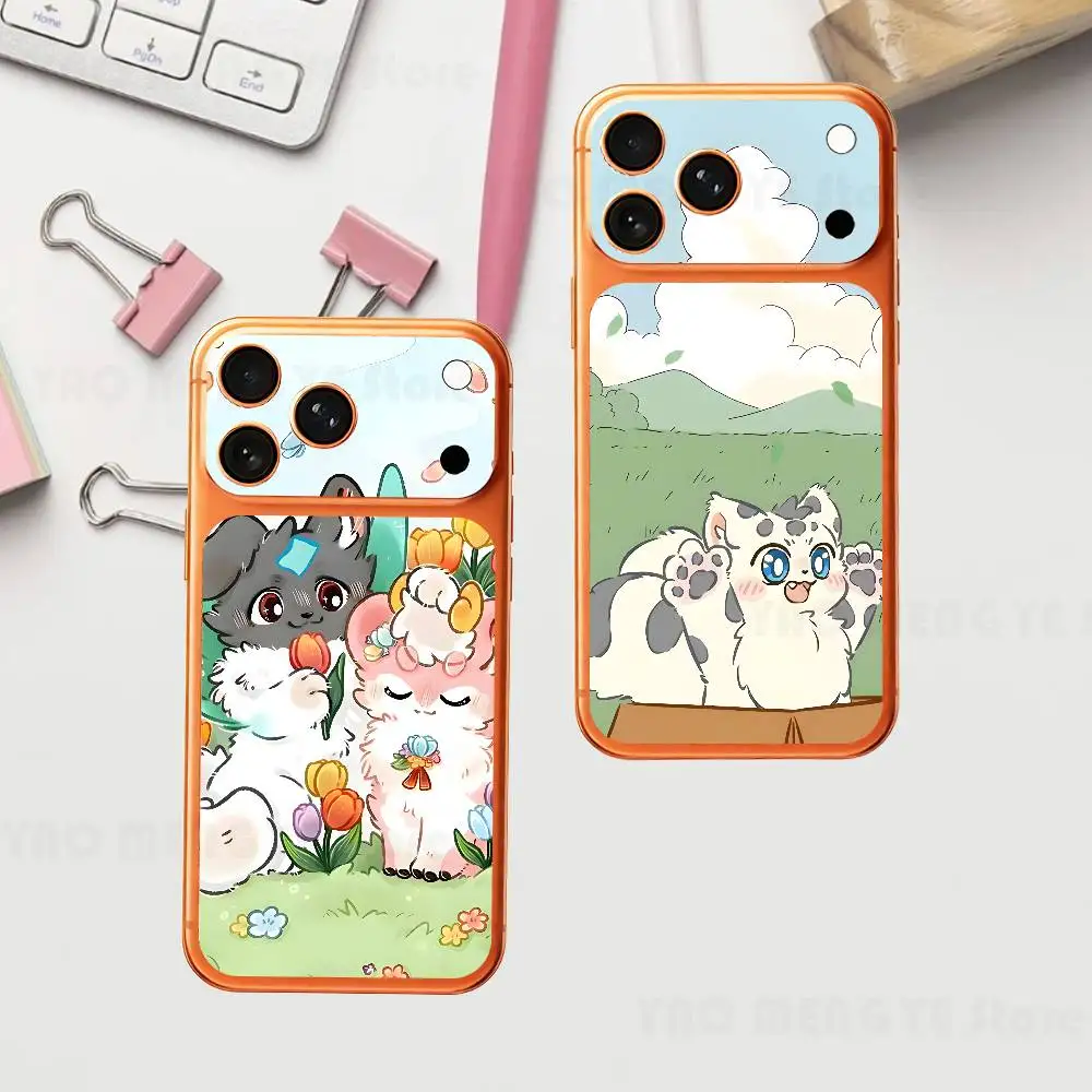 

Anime F-Fabulous Beasts Plain Decal Skin For IPhone17 Pro ProMax Back Film Cover Wrap Anti-scratch Durable Sticker