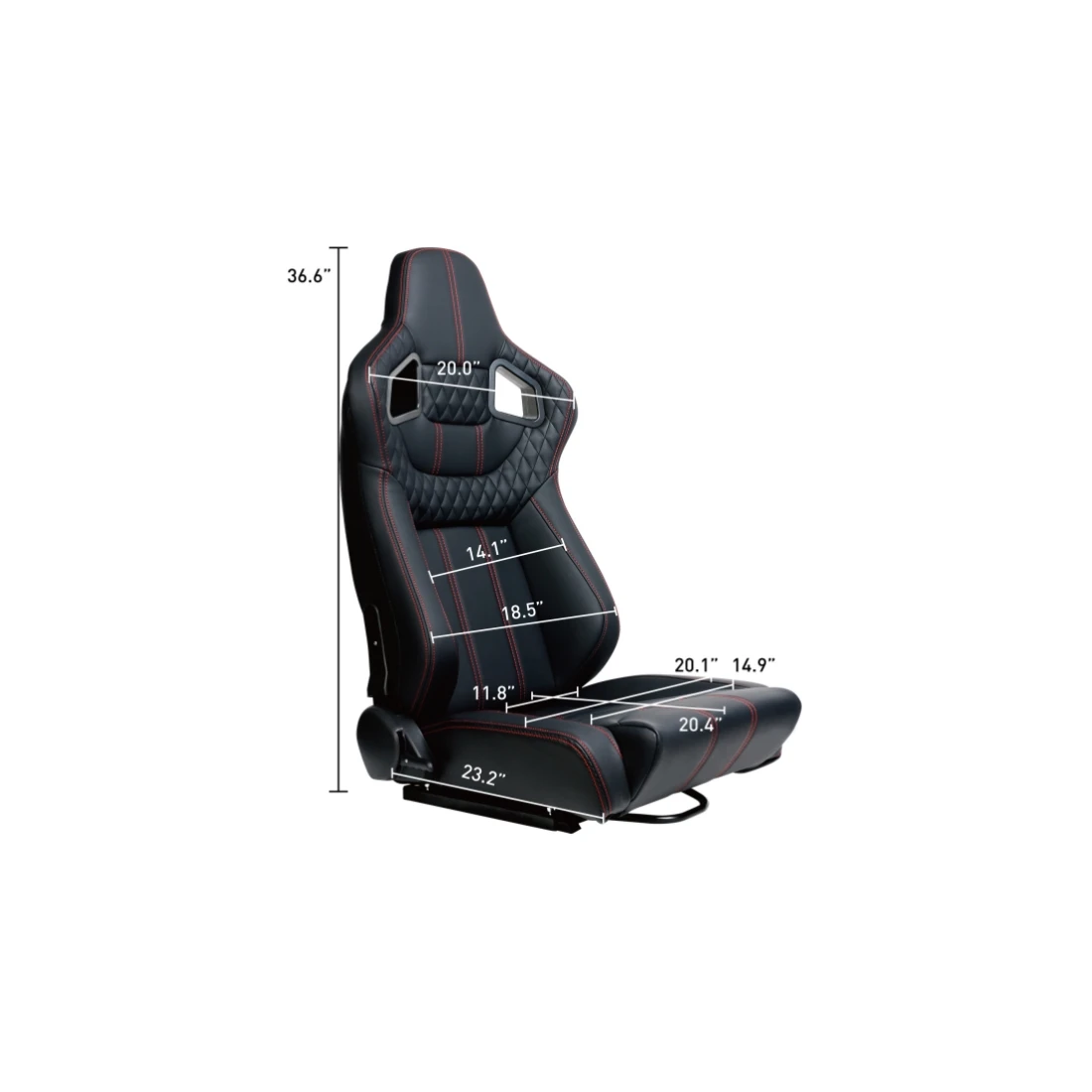 

Stylish Racing Style 9005 Universal Car Seats New Design Leather Modified Vehicle Seats