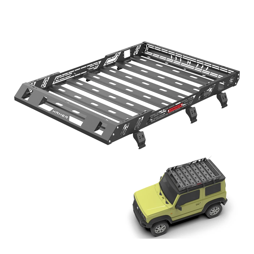 

Steel Basket Rack Roof Rack for Jimny Off-Road Vehicle Accessories Manufacturer 4x4 Car Roof Rackscustomcustom