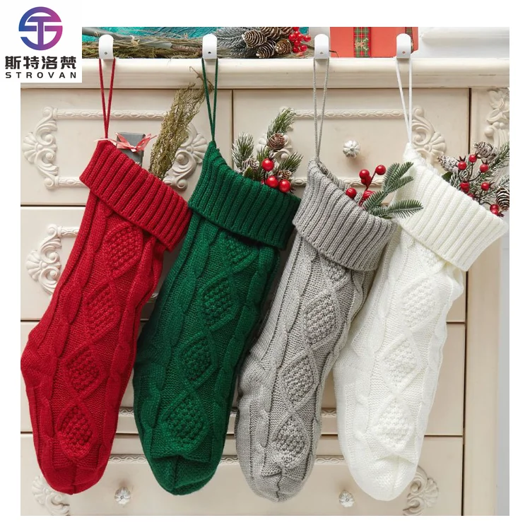 

Christmas Decorations Outdoor Stockings Christmas Ornaments Holiday Party Christmas Door Decorations for Xmas Tree Ornaments