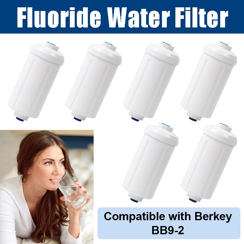 2PCS Fluoride Water Filter for Berkey Fluoride Water Filter Replacement Gravity Water Filter System Travel Fluoride Water filter