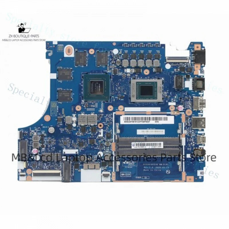 

A++5B20Y88161 Материнская плата для Lenovo ideapad Gaming 3-15ARH05 с процессором R7-4800H и видеокартой GTX1650Ti 4G