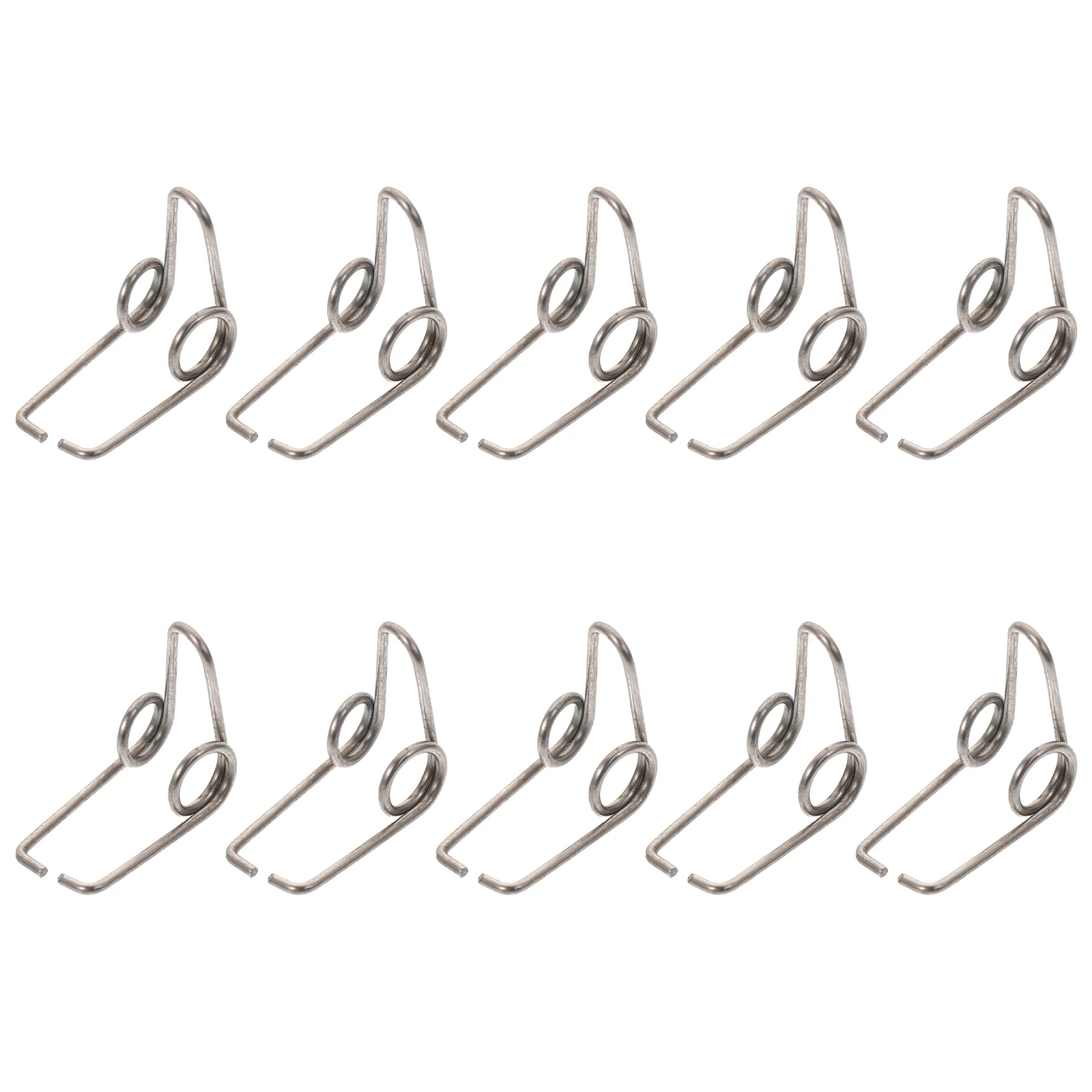 10 Pcs Small Water Key Spring Tuba Cup Mute Trumpet Iron Valve Parts Drain Clique Mountings Knit