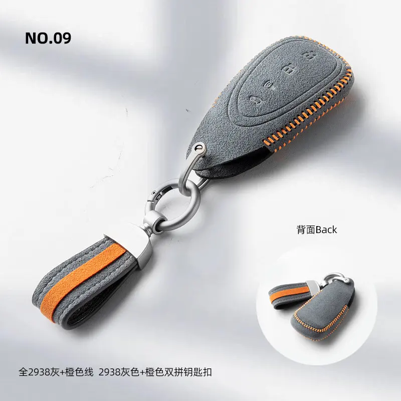 For WEY 70 80 90 V9X/V8X High end suede men's women's car key case remote control protective shell