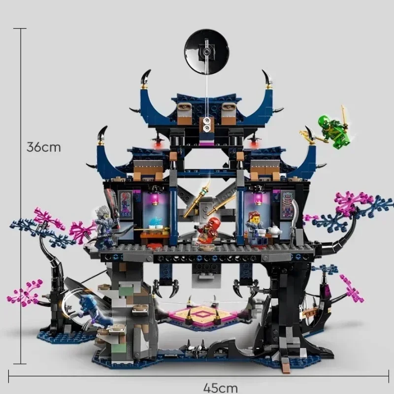 

Star-Lord's Helmet minifigures Wolf Mask Shadow Dojo Dragon Stone Shrine Building Blocks Toys
