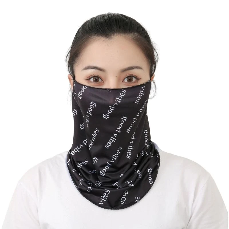 E56A Summer Sunshade Neck Gaiter Face Face Cover Stylish Mask for Mountaineering Face Cover for Outdoor Ethnic Pattern