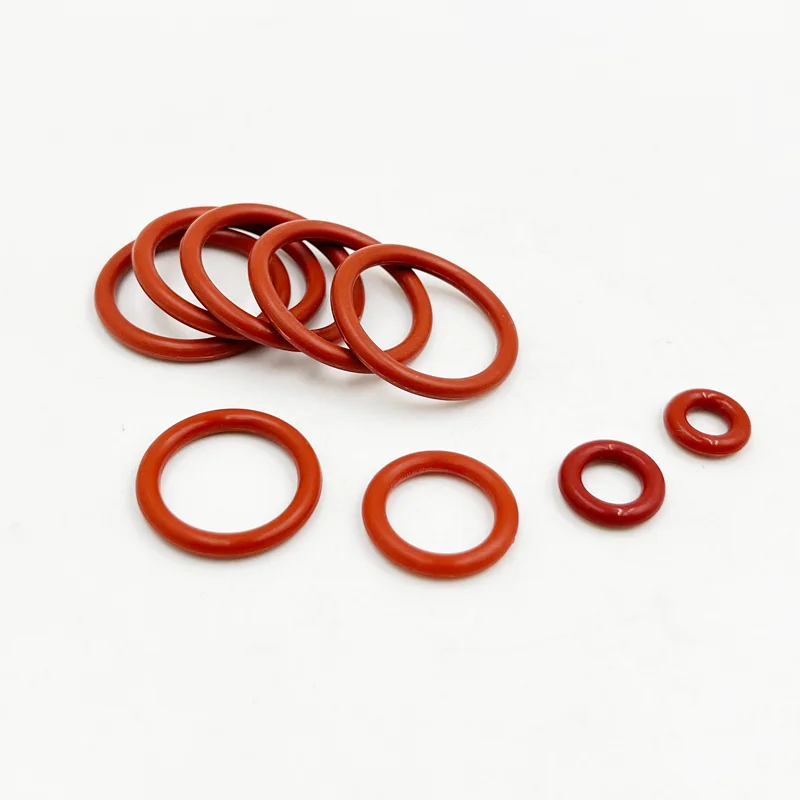 VMQ NBR FKM O-Ring Silikon Roter O-Ring Schwarzer Nitrilkautschuk O-Ring Autodichtungen Korrosion Hochtemperatur-Ölbeständiger Dichtungsscheibe – Detail 2