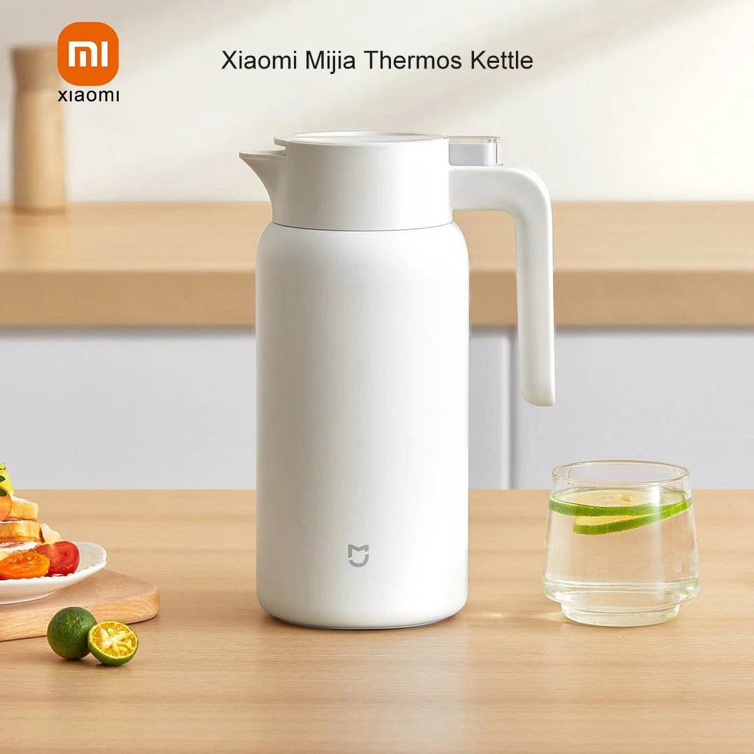 

2023 NEW XIAOMI Mijia Thermos Kettle Vacuum Insulated Bottle for Hot/Cold Drinks 1.8L 60oz Coffee Carafe Hot Water Tea Dispenser