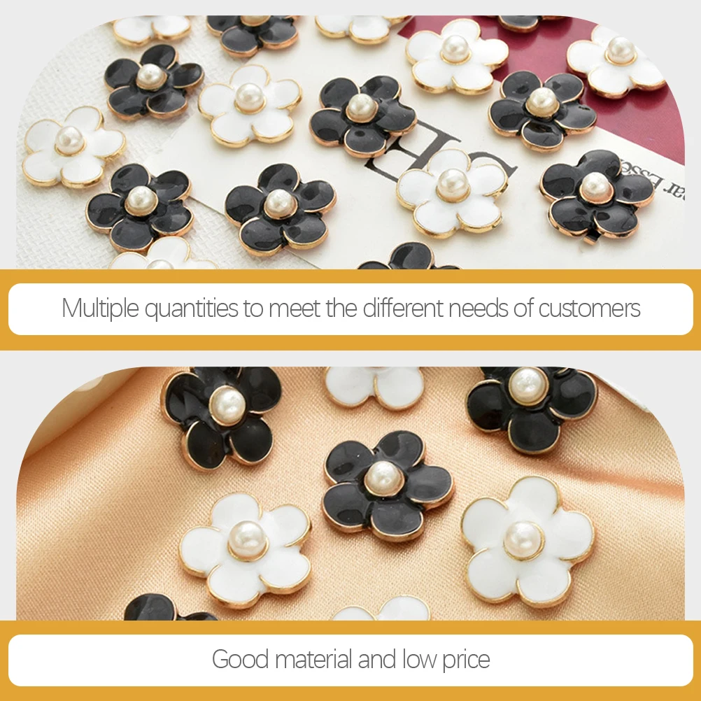

DIY Craft Decors Metal Zinc Decorative Flower Accessories Embellishments Crafting Materials Hair Shoe Decorations H