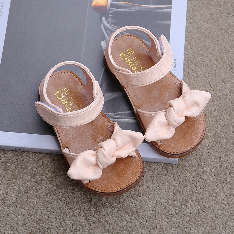 Sandali per ragazze Fashion Princess Classic Baby Girl sandali estivi per bambini scarpe estive dolci per bambini Soft 21-30 vendita calda Bow-knot