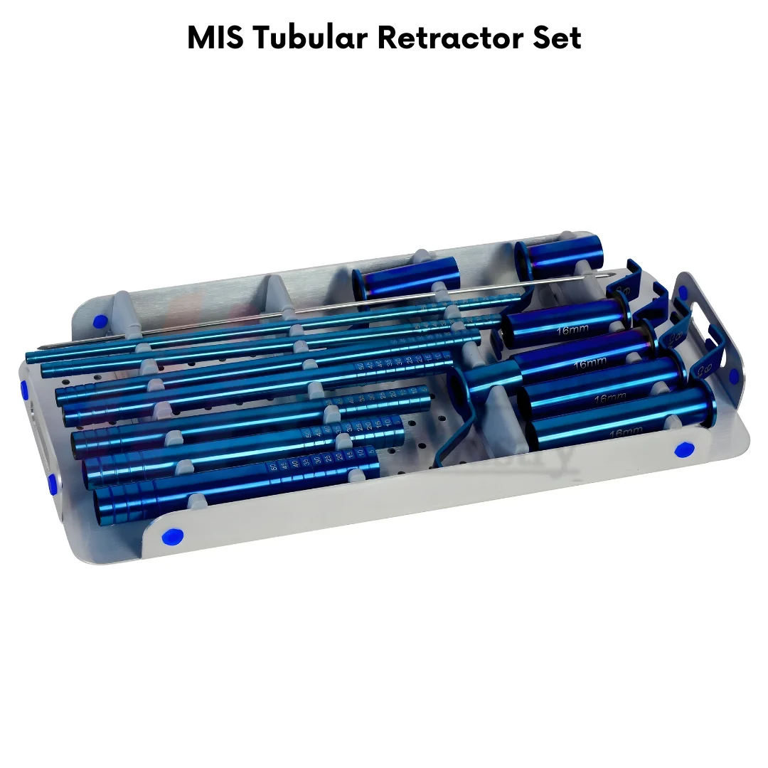 MIS Tubular Retractor Set Stainless Steel Surgical Instruments for Minimally Invasive Spine & Abdominal Surgery Medic Instrument