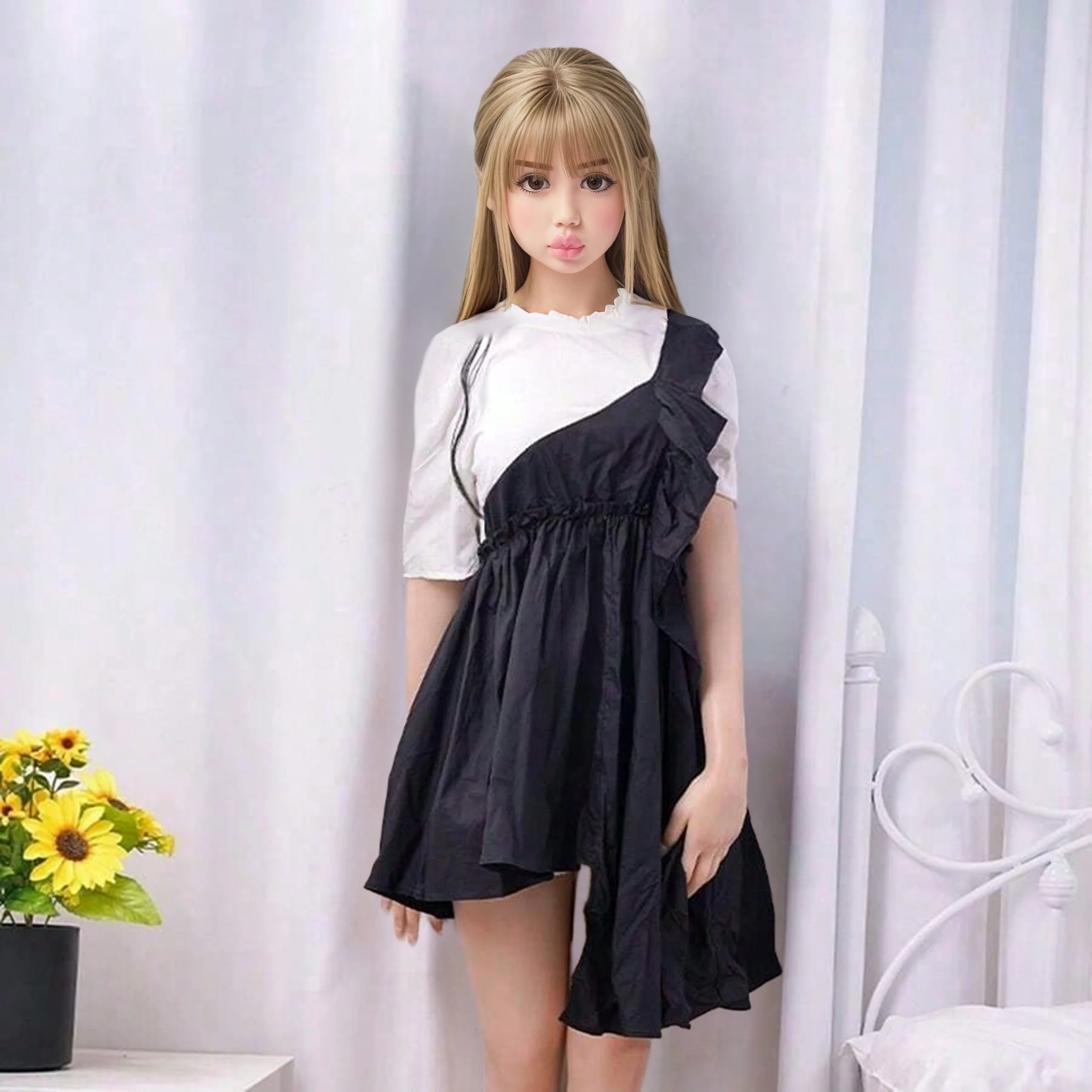 ตุ๊กตายาง TPE ขนาด 40 นิ้ว น่ารัก ตัวเล็ก โครงสร้างแข็งแรง ท่าทางหลากหลาย แต่งหน้าอย่างประณีต ผิวเนียนละเอียด เหมาะสำหรับผู้ชาย