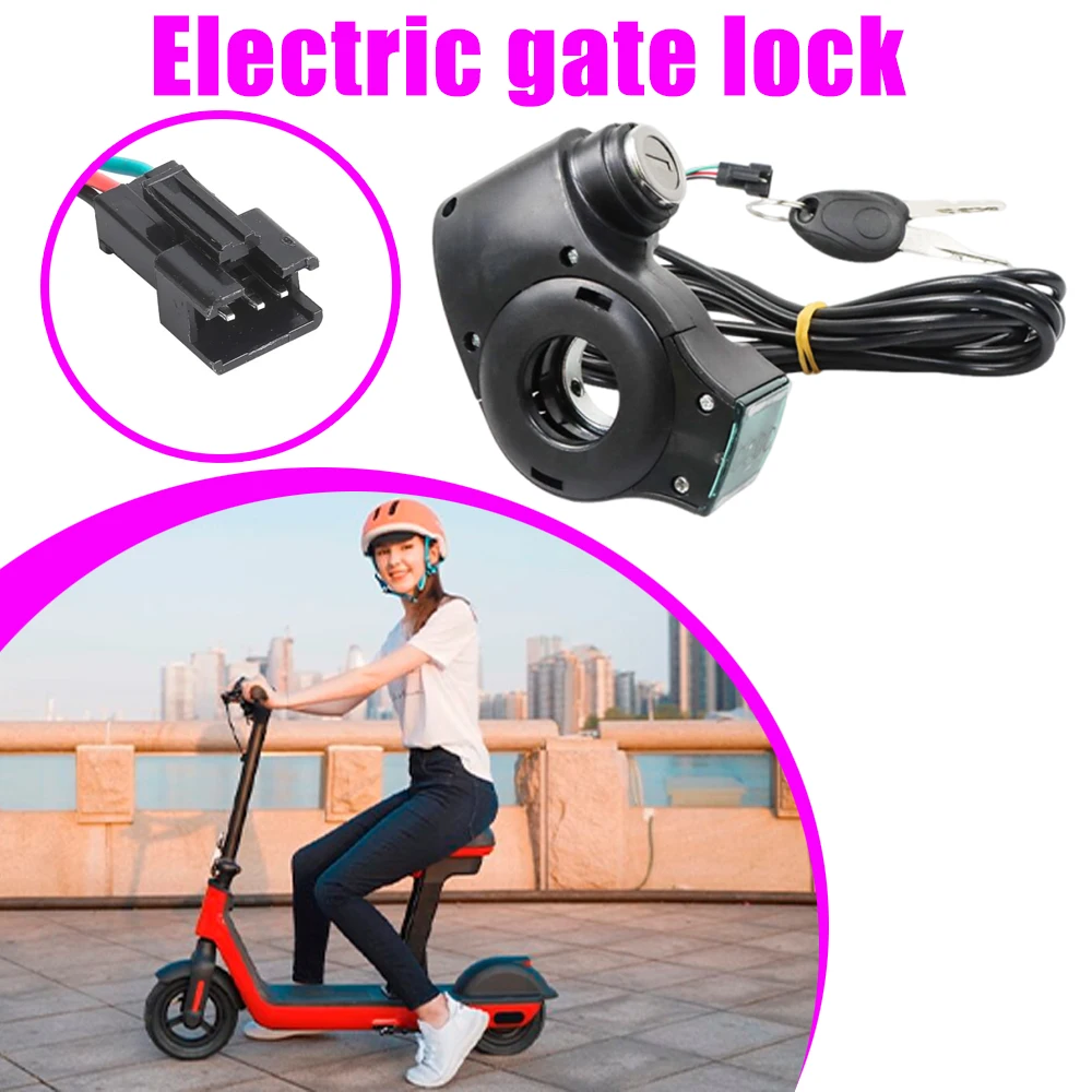 

Ignition Key Start Switch Power Lock With Digital Display For 10 Inch KUGOO M4 M4 Pro Electric Scooter Replacement Accessory