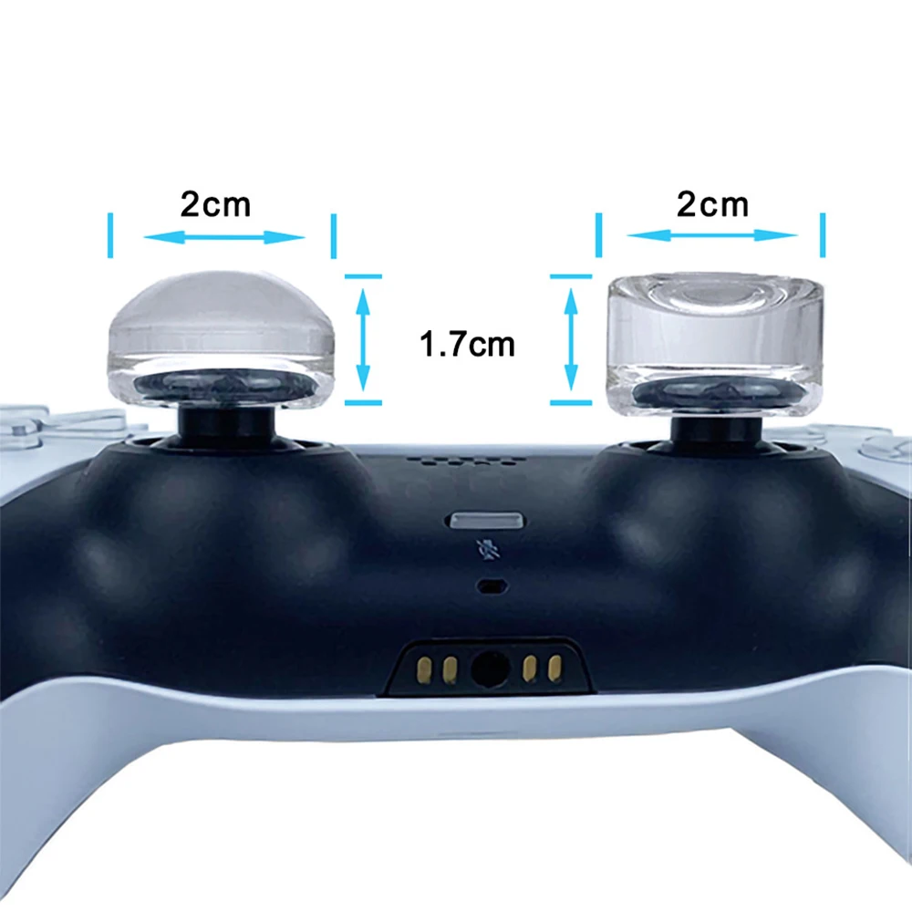 ZUIDID For PS5 PS4 clear joystick Protective Cap for XBOX 360 one  Series Silicone Cap