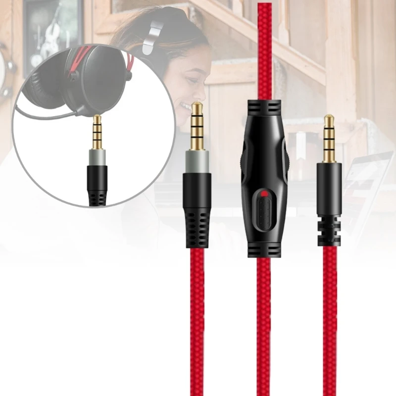 Vezeték Játék headse Kicserélés cable(without mic) számára hyperx Felleg / Összecsap / S 3.5mm Segéd- Telefonzsinór