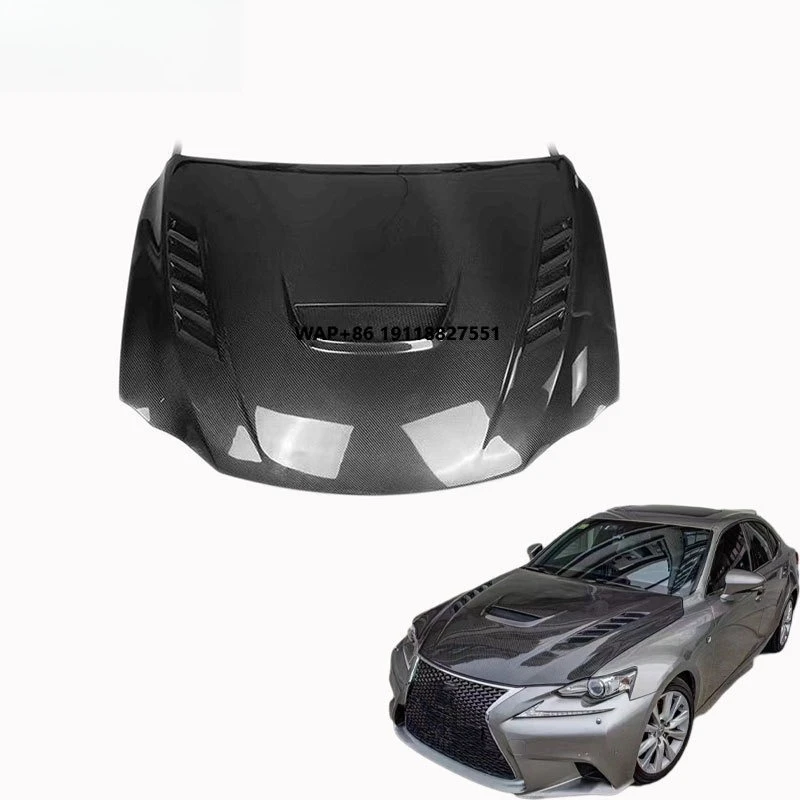 

2013-2019 for IS 300 Carbon Fiber Engine Hood New Front Bonnet Front Position Engine Hood