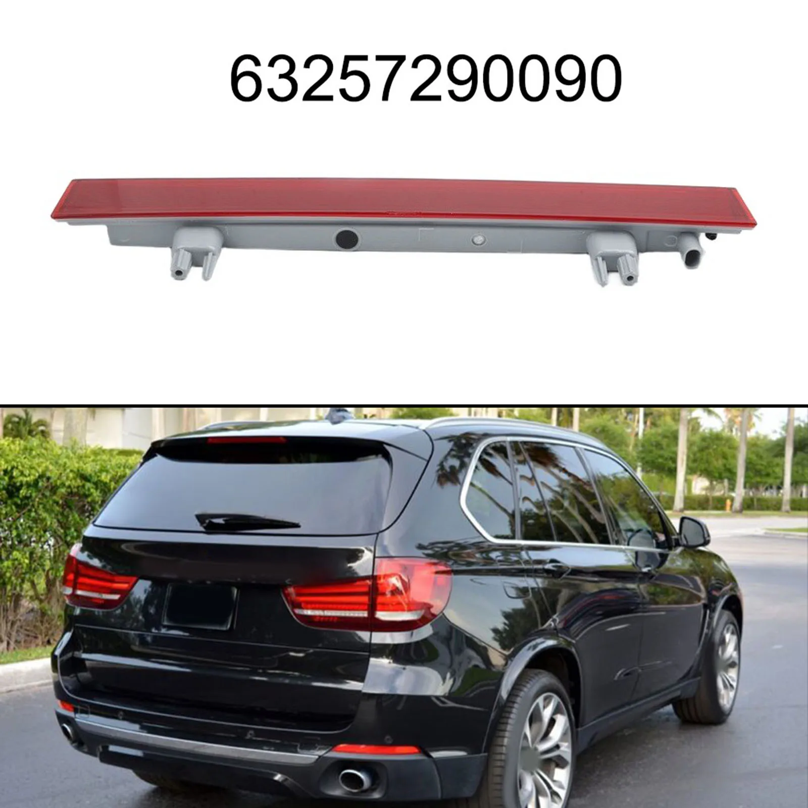 For Traffic Compliance 12V High Mount Stop Lamp CHMSL Replacement Direct Fit Replacement Heat Resistant Material