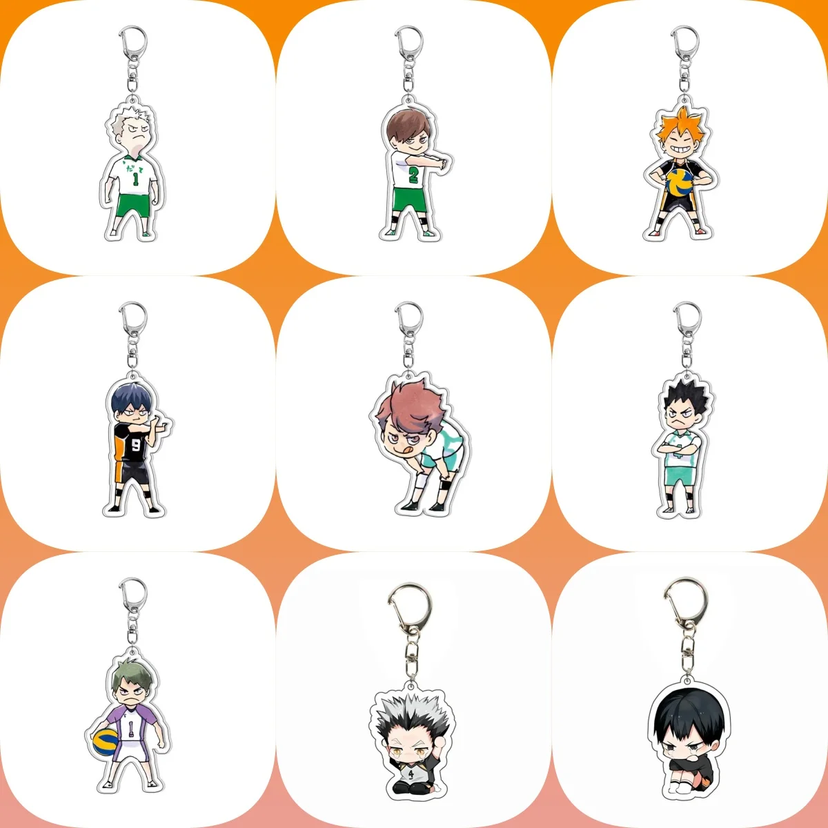 Anime Haikyuu! Figure Keychain Model Isagi Yoichi Bachira Meguru Chigiri Hyoma Birthday Tabletop Decoration Christmas Gift