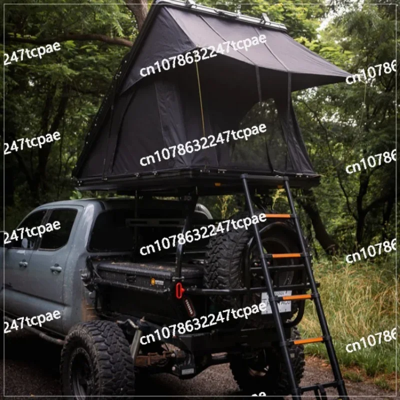 Aluminum alloy roof tent triangular camping Wrangler off-road self-driving car tent