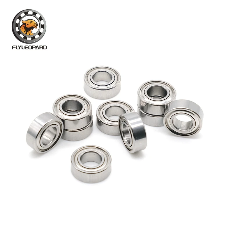 S687ZZ Bearing ABEC-7 10PCS 7x14x5 MM Miniature SUS440 Stainless Steel S687Z Ball Bearings S618/7ZZ