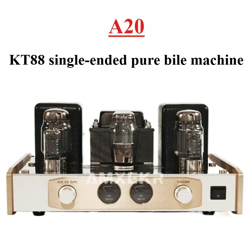 REISONG A20 KT88 single-ended fever tube pure power amplifier home theater hifi high-power high-fidelity amplifier