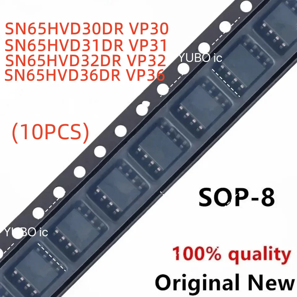 

(10piece)100% New SN65HVD30DR SN65HVD31DR SN65HVD32DR SN65HVD36DR VP30 VP31 VP32 VP36 sop-8 Chipset