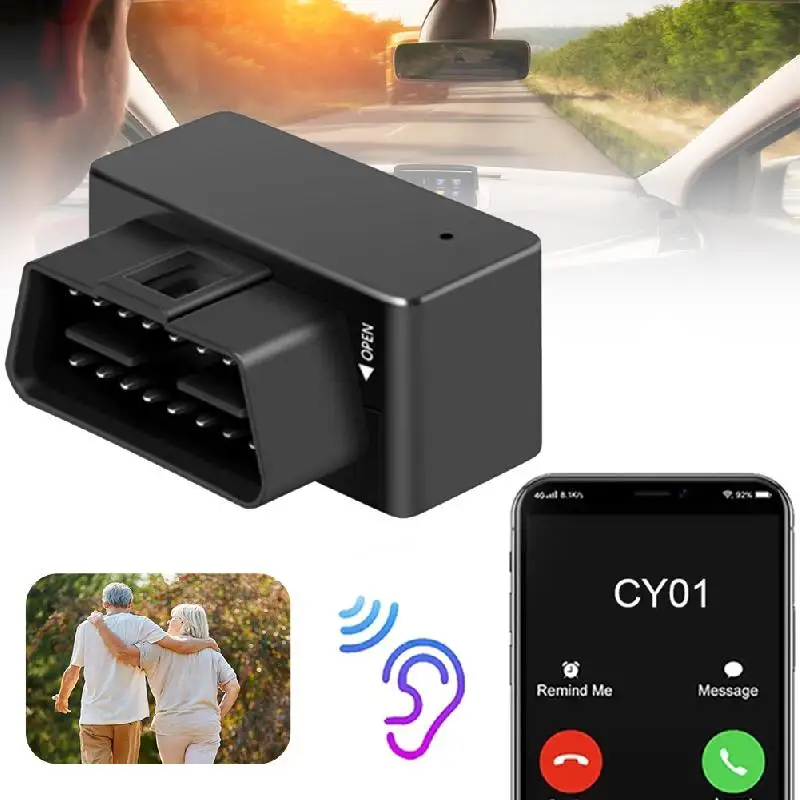 

OBD GPS Tracker 2G For Car Vehicle Location Geofence Route History Overspeed Alarm Anti-lost Car GPS Locator Free Web APP Device