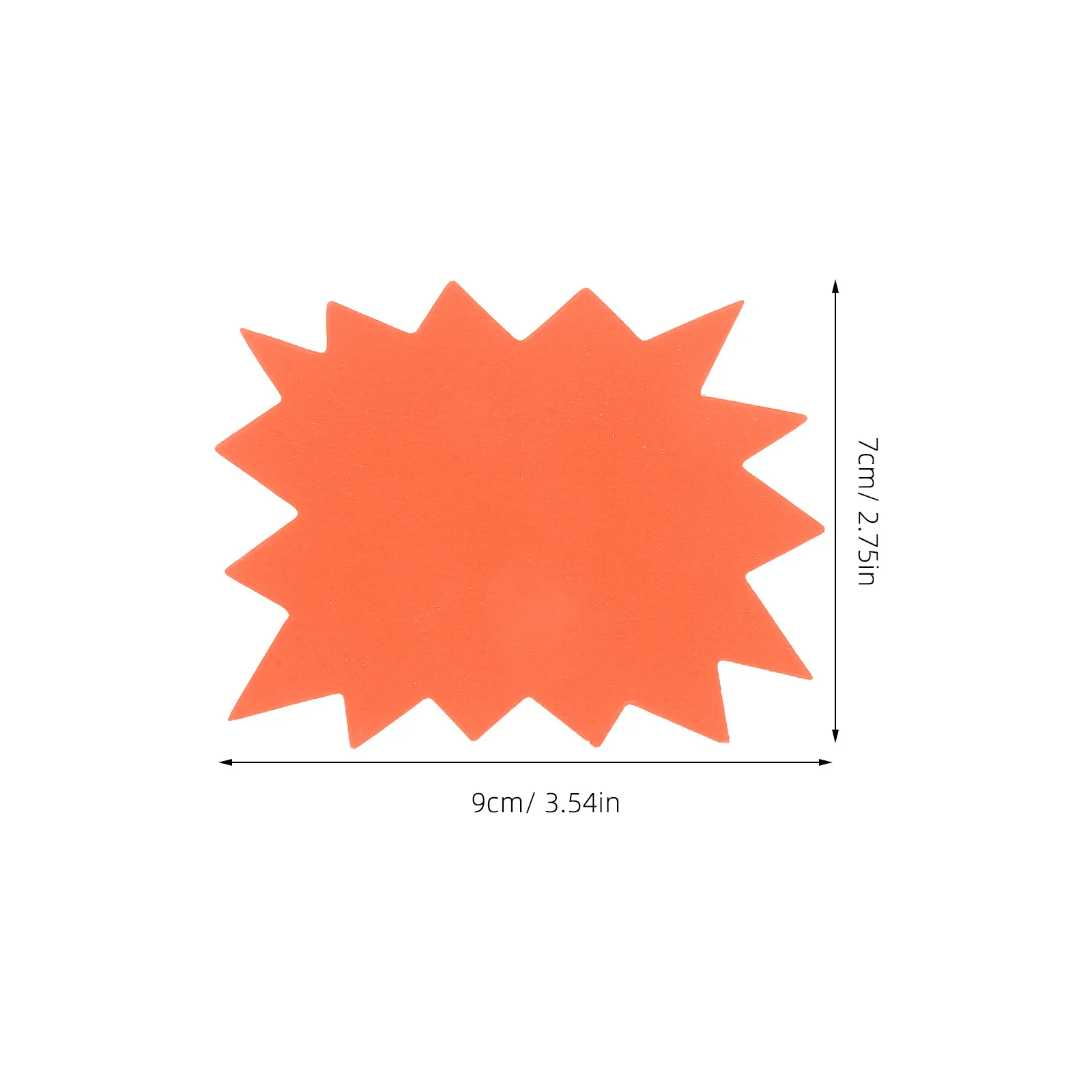 80 قطعة علامات أسعار الانفجار الفلورسنت انفجار تصميم لافتة للنظر بيع تسميات لمتجر البيع بالتجزئة سوبر ماركت مول استخدام انفجار النجوم #4