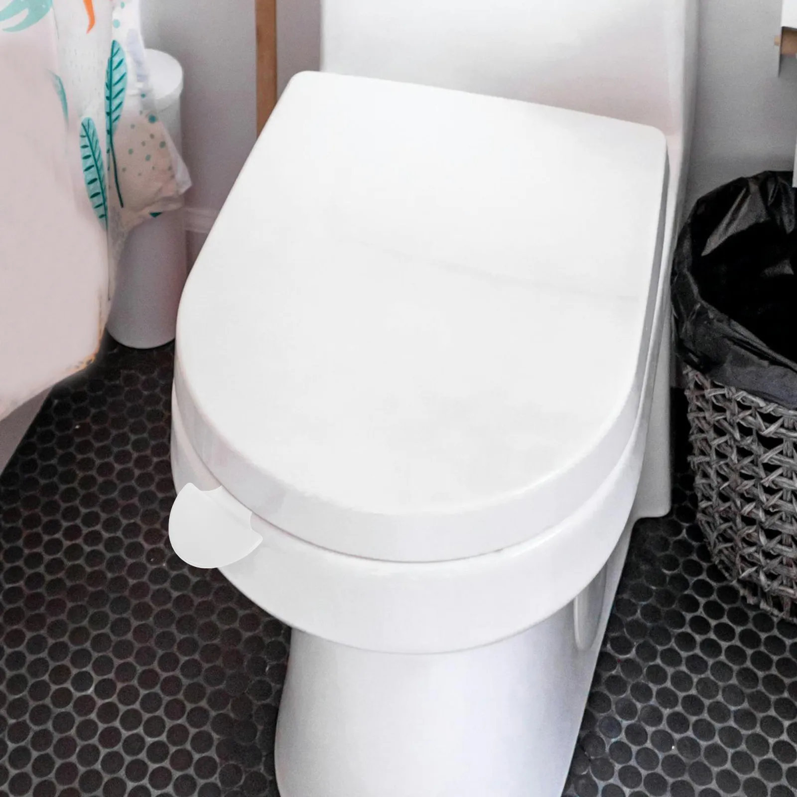 

Набор из 4 подъемников для крышки унитаза, портативные гигиенические аксессуары для ванной комнаты, предотвращающие загрязнение, для пожилых людей и детей