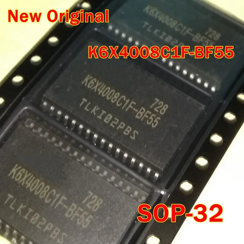 1Pcs to 100Pcs K6X4008C1F-Bf55 Sop-32 New Original 512Kx8 Bit Low Power Full Cmos Static Ram