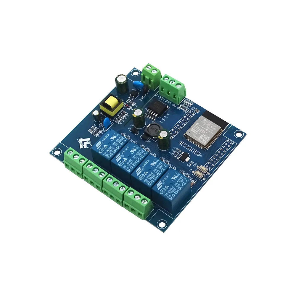 Imagem -03 - Placa de Desenvolvimento Esp32 Power Supply Wifi Bluetooth Módulo de Relé Canais ac dc Esp32-wroom