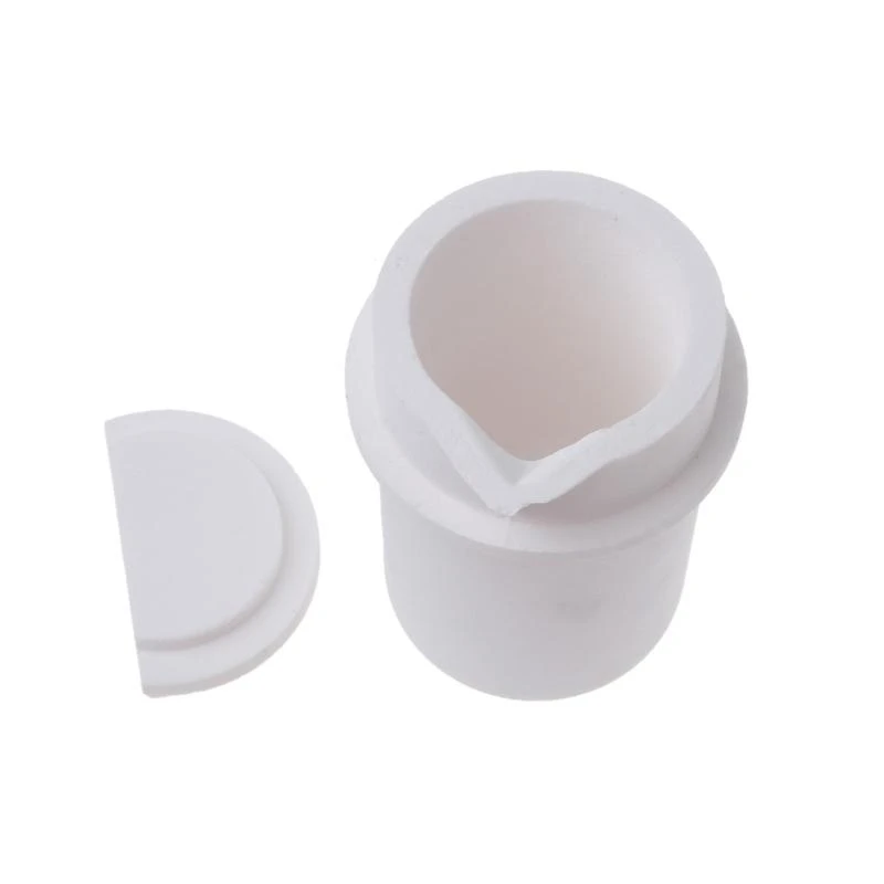 

652F 1KG Fused Crucible Foundry Cup Torch Melting Casting Refining Crucible with Lid for Melting Gold
