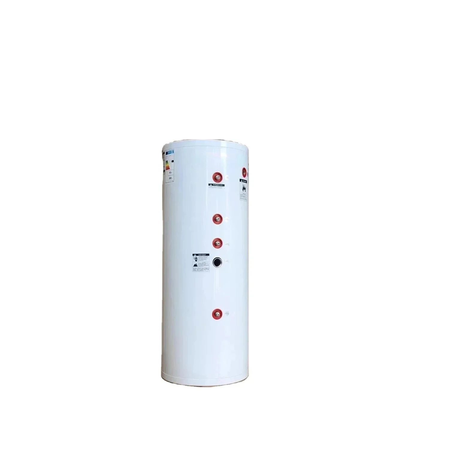 300L High Pressurized 316L Stainless Steel Heating Pump Hot Water Buffer Tank Double Coil Heat Exchanger Premium