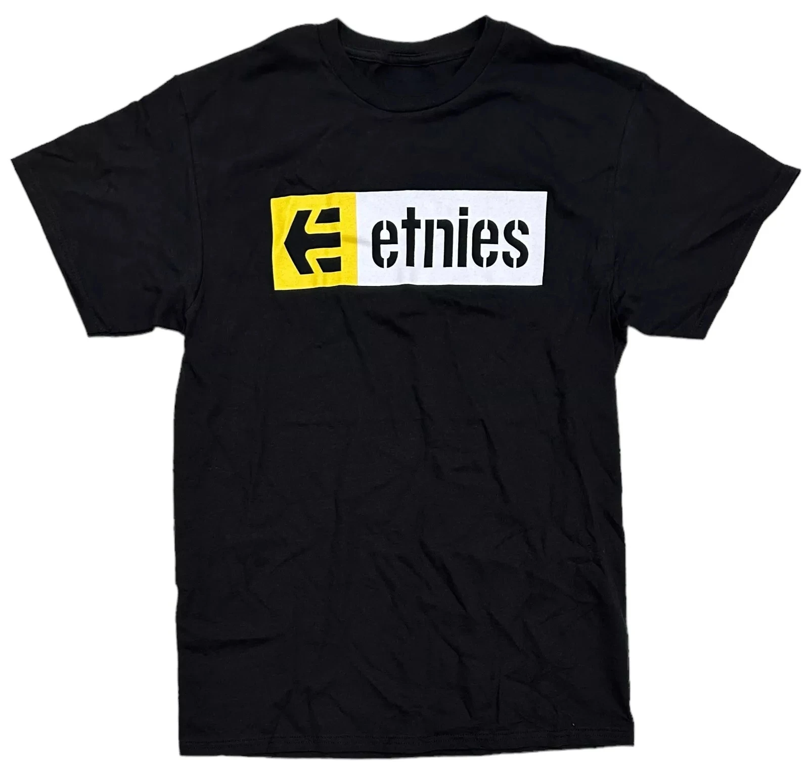 

Etnies Men's T-Shirt New Box Logo Short Sleeve Crewneck Tee High-end Luxury Is for Both Men and Women Top Y2k