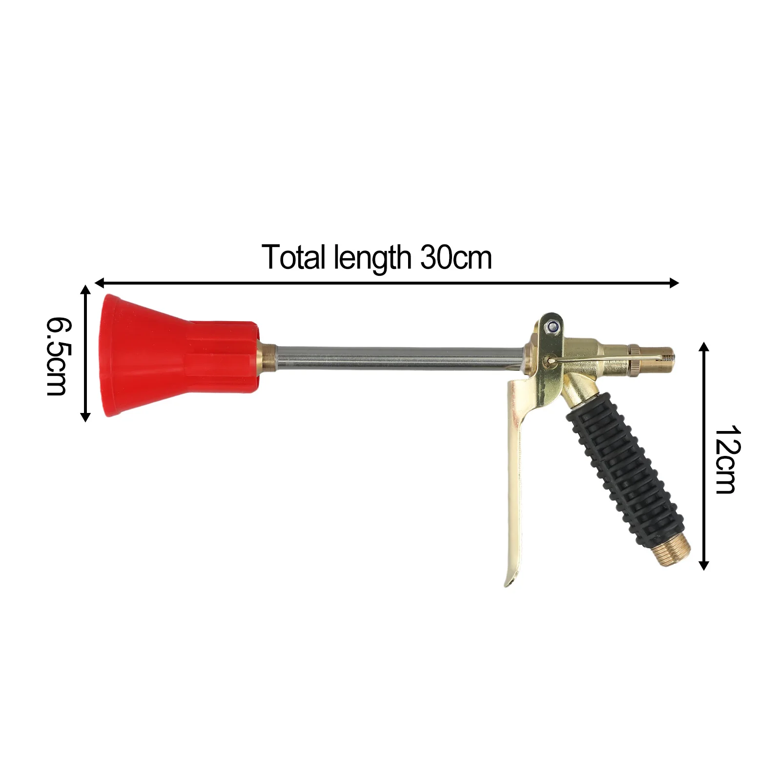 Agricultural Sprayer Copper High-Pressure Sprayer Windproof Effect Multiple Water Output Modes Agricultural Use