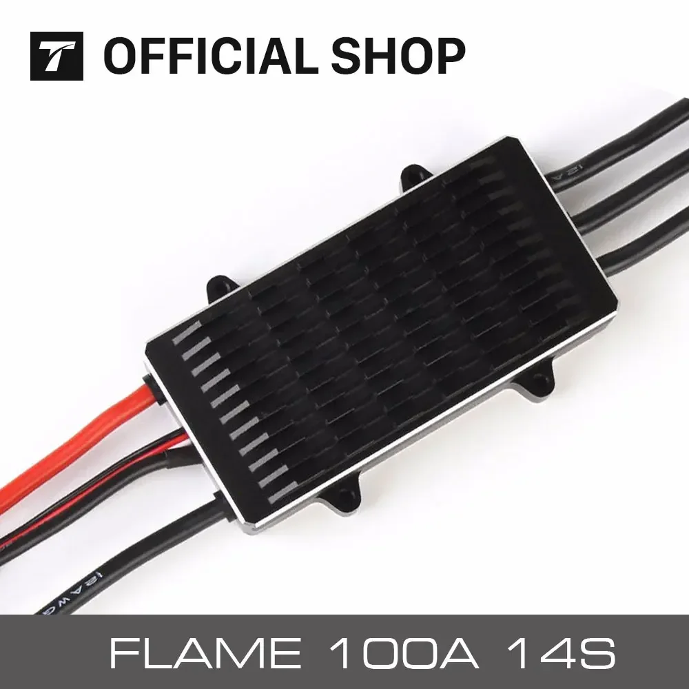 

T-motor Flame 100A HV 500HZ 6-14S LIPO ESC For Helicopter Multi-rotor Quadcopter UAV RC Drones