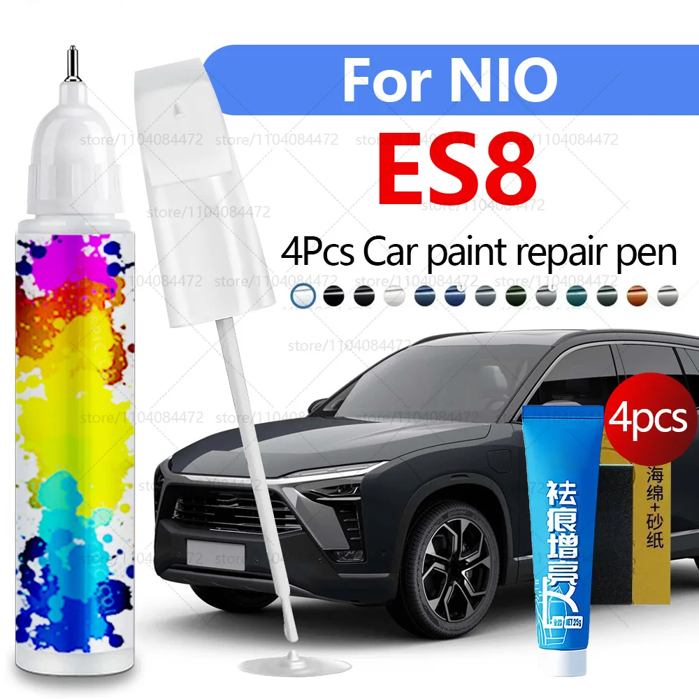

Ручка для ремонта автомобильной краски для 2017-2025 NIO ES8 Аксессуары для ремонта царапин 4 шт. Синий Коричневый Зеленый Облако Белый Черный Серый Золотой