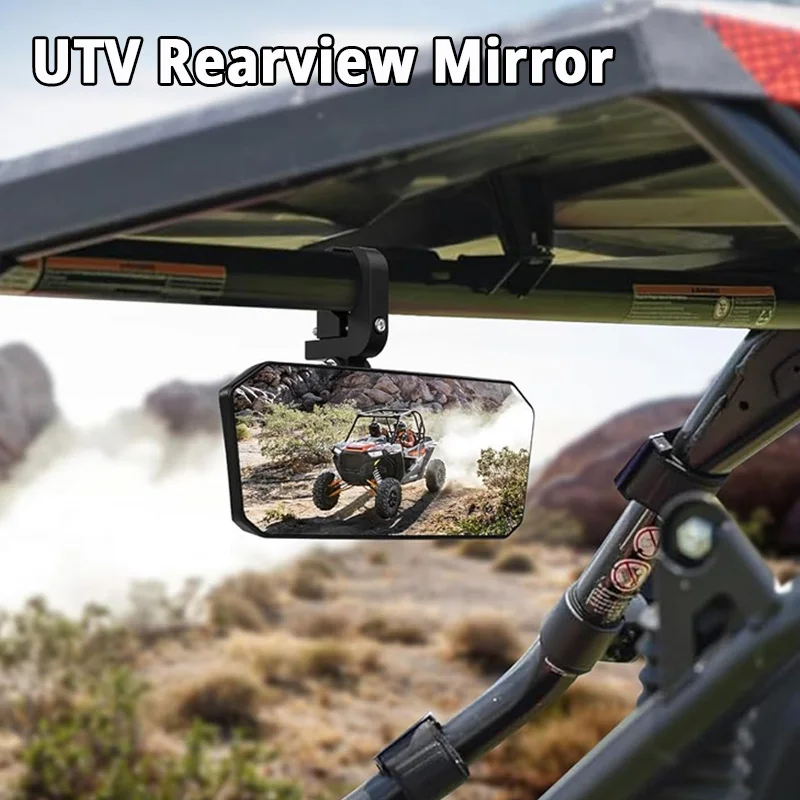 

Зеркало заднего вида UTV 4,2 "x 11" большое UTV SXS центральное зеркало заднего вида для Polaris RZR Can Am X3 Pioneer Talon Kawasaki CFMOTO