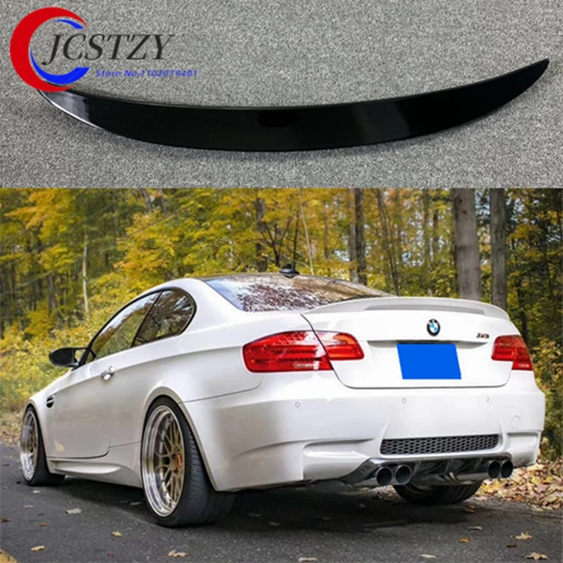 JCSTZY P Style For BMW E92 Spoiler 3 Series 2 Door E92 M3 & E92 Coupe ABS Spoiler Performance Style 2005 - 2012