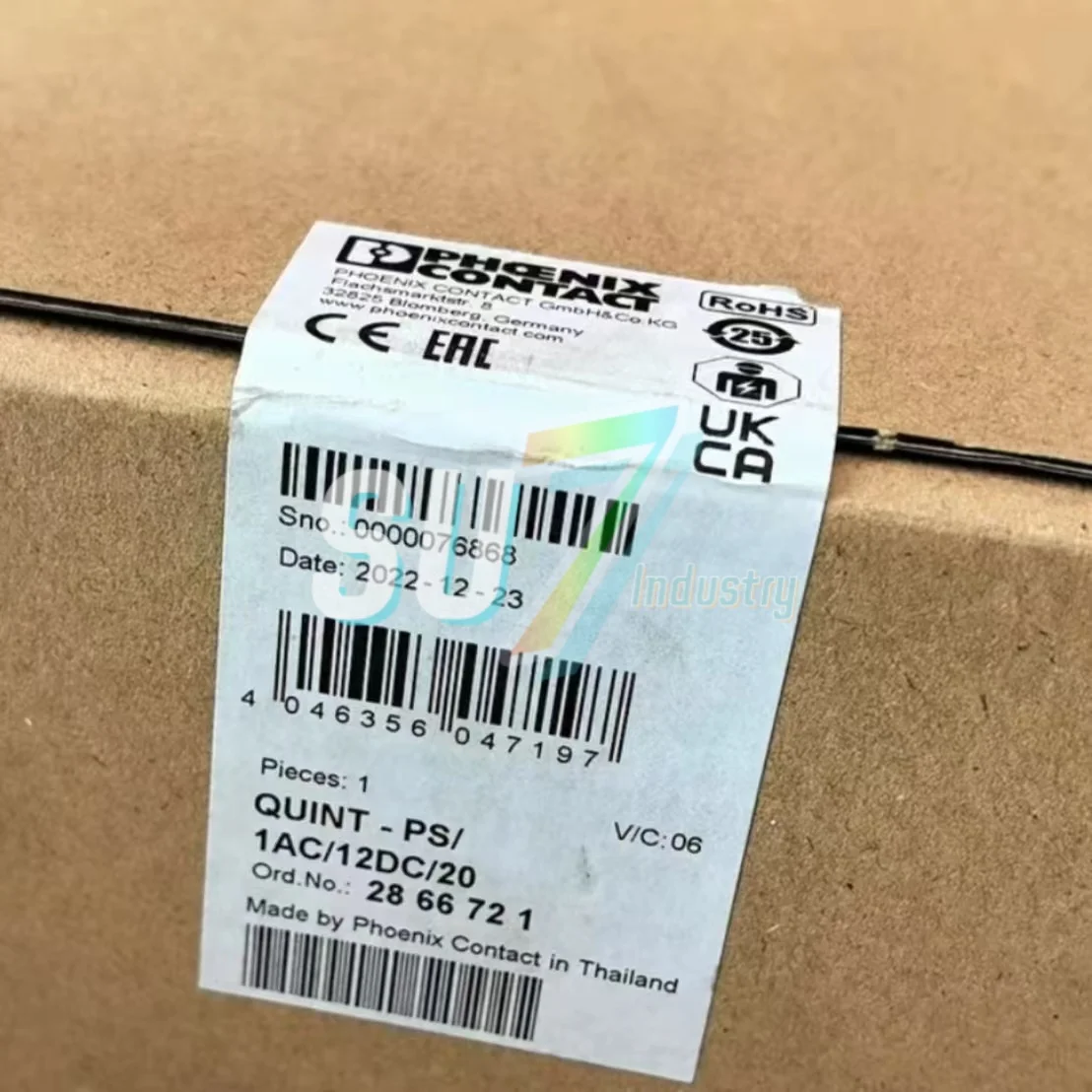 Power Supply    New In Box   2866721  2866776