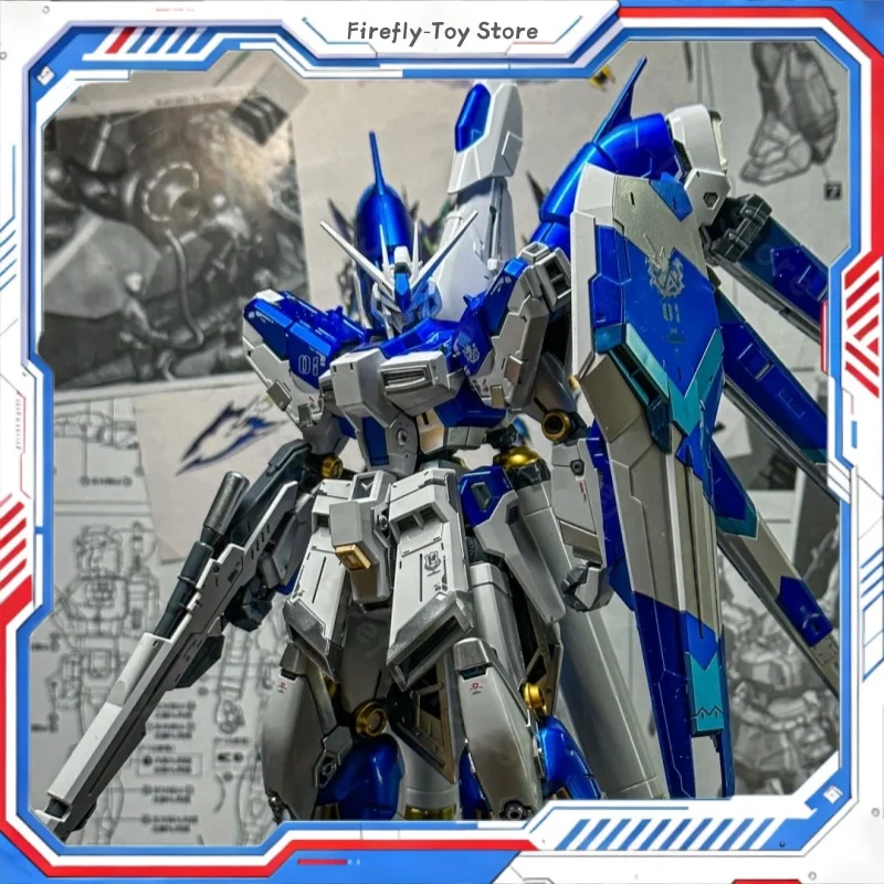 

Коллекционная модель-фигурка Changlong Model Rx 93 V2 Hi-V Electroplated Assembly Action Figure Rg 1/144 Амуро с платформой, аниме-модель, игрушка, подарок