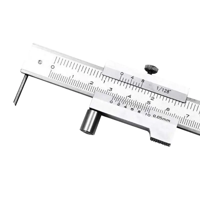 0-200mm 마킹 버니어 캘리퍼스 고정밀 스케일 디스플레이 캘리퍼스 Scriber 바늘 병렬 마킹 측정 눈금자 드롭 배송