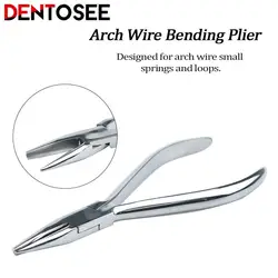 Alicate dental para Bend and Form Arch Wire, Sol e Lua Forceps, Omega Loop Bending Forming Alicate, Ferramenta de dentista para laboratório dentário